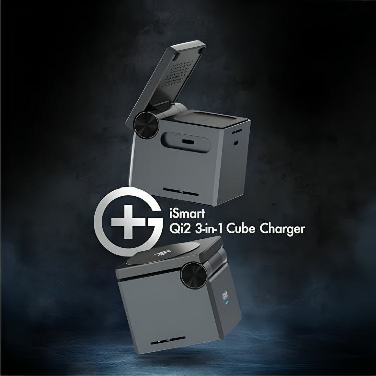 Volt Flip – 3-in-1 Wireless Charger Nex Waves