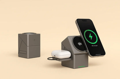 Iron Hide – 3-in-1 Wireless Charger - Nex Waves