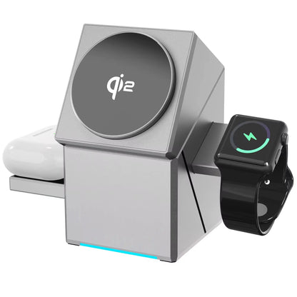 Iron Hide – 3-in-1 Wireless Charger - Nex Waves